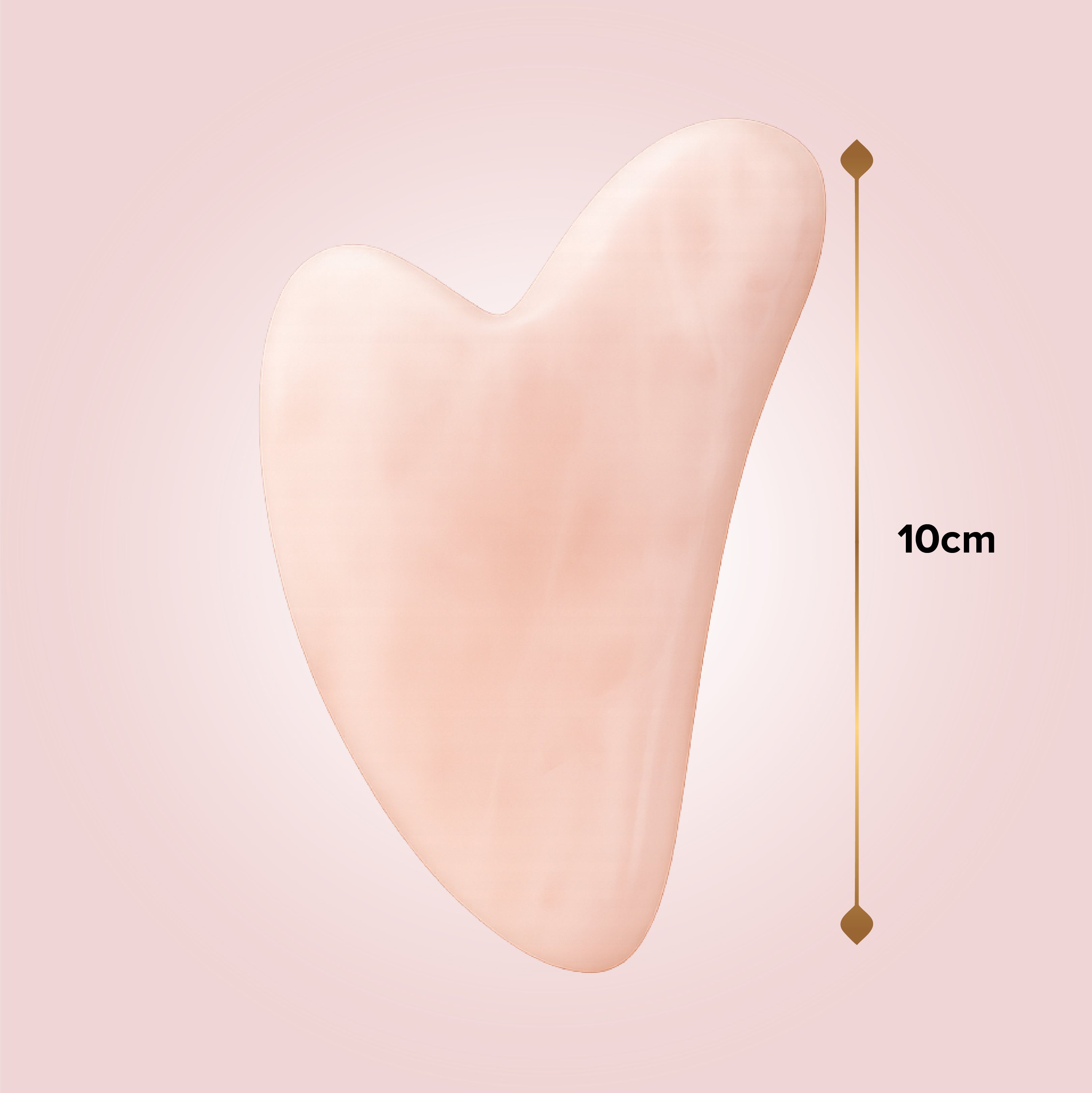 Khadi Natural Rose Quartz Gua Sha