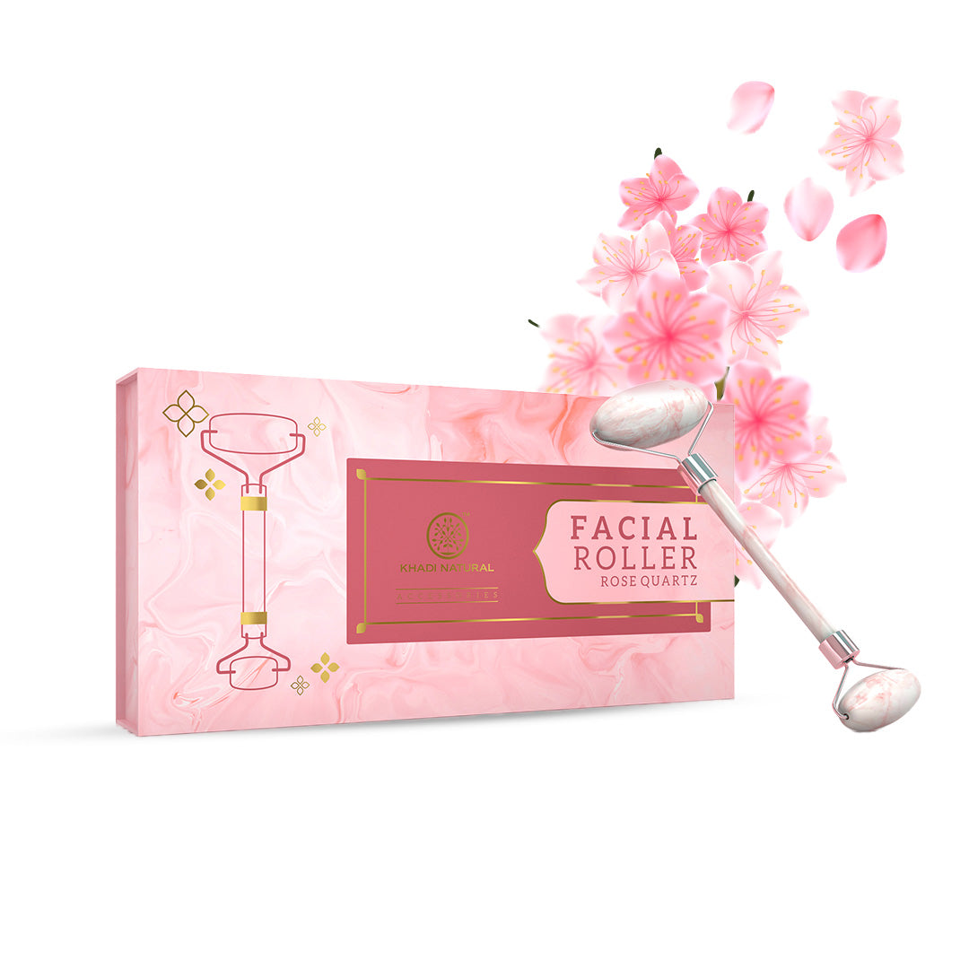 Khadi Natural Rose Quartz Facial Roller