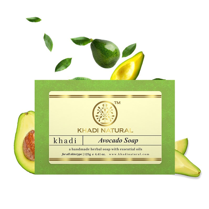 Khadi Natural Herbal Avocado Soap - 125gm
