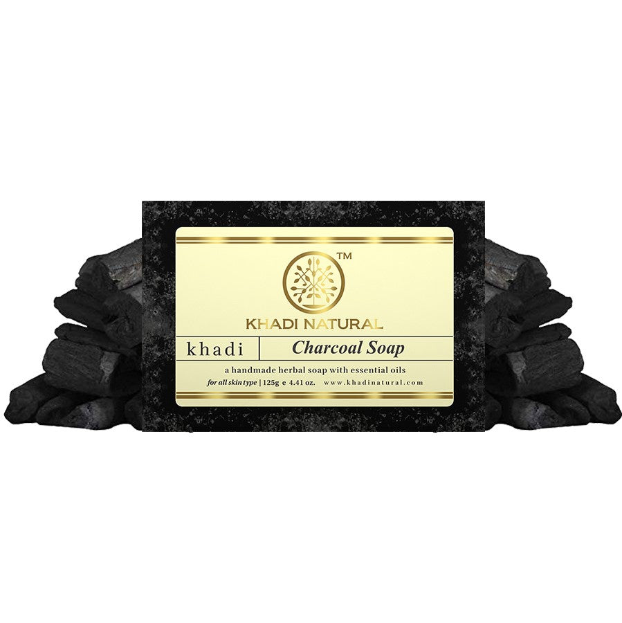 Khadi Natural Charcoal Soap - 125gm