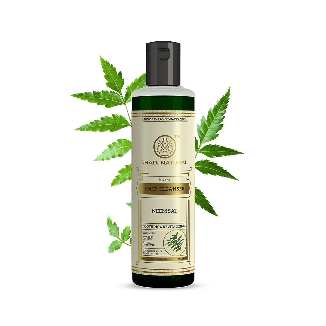 Khadi Natural Neem Sat Hair Cleanser - 210ml