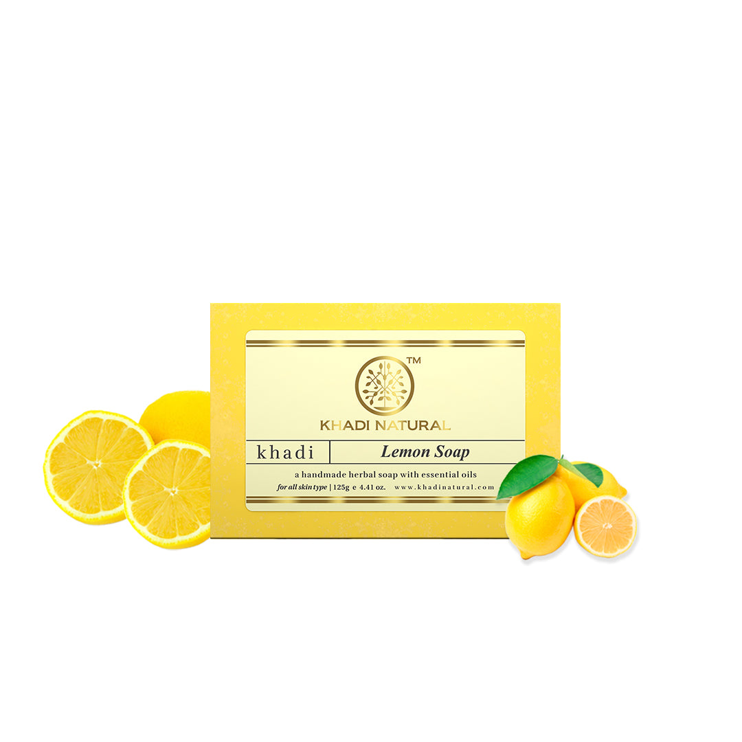 Khadi Natural Herbal Lemon Soap 125gm