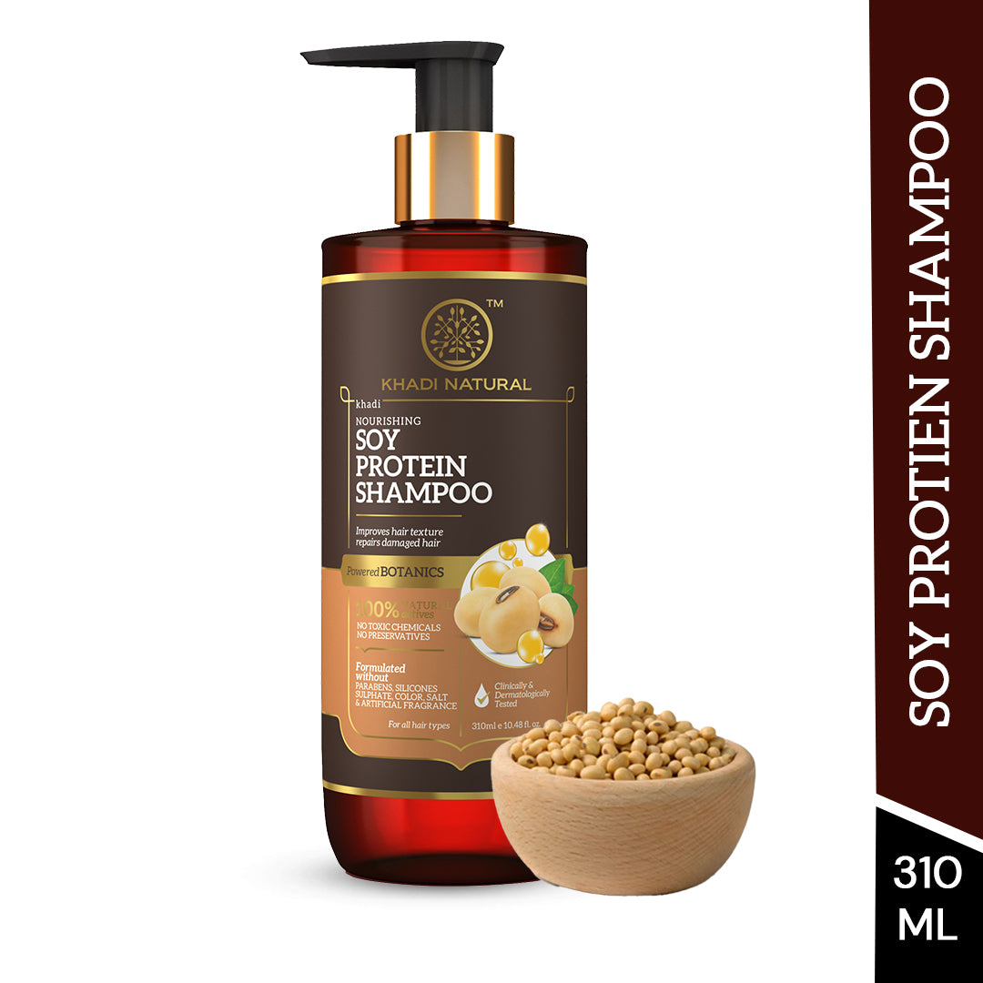 Khadi Natural Soy Protein Shampoo - Powered Botanics - 310ml