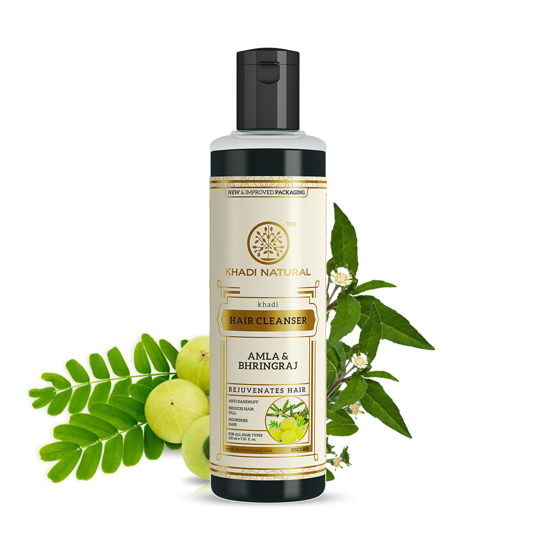 Khadi Natural Amla & Bhringraj Hair Cleanser - 210 ml