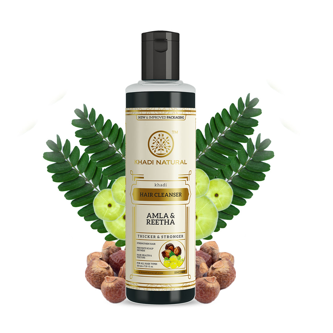 Khadi Natural Herbal Amla & Reetha Hair Cleanser