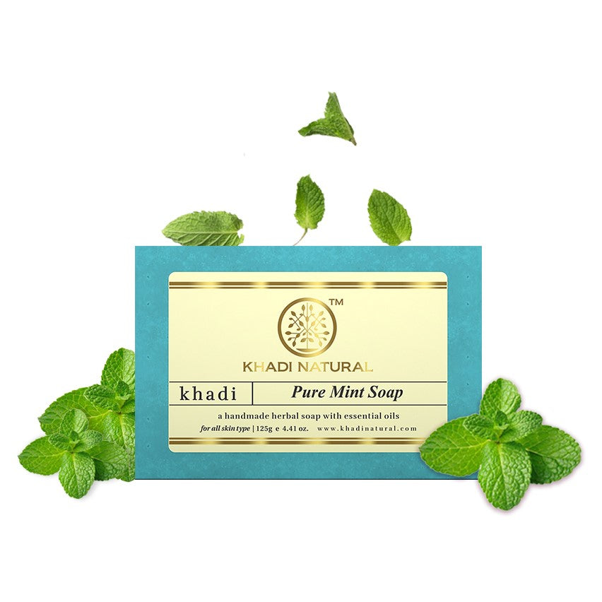 Khadi Natural Pure Mint Soap 125gm