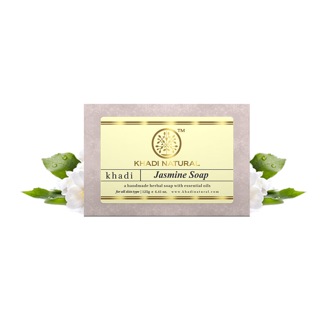 Khadi Natural Herbal Jasmine Soap - 125gm