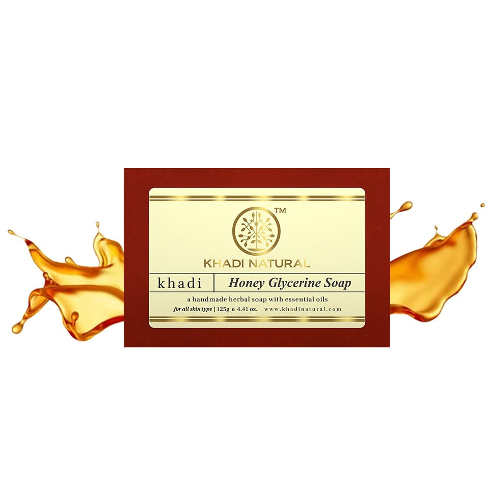 Khadi Natural Honey Glycerine Soap 125gm