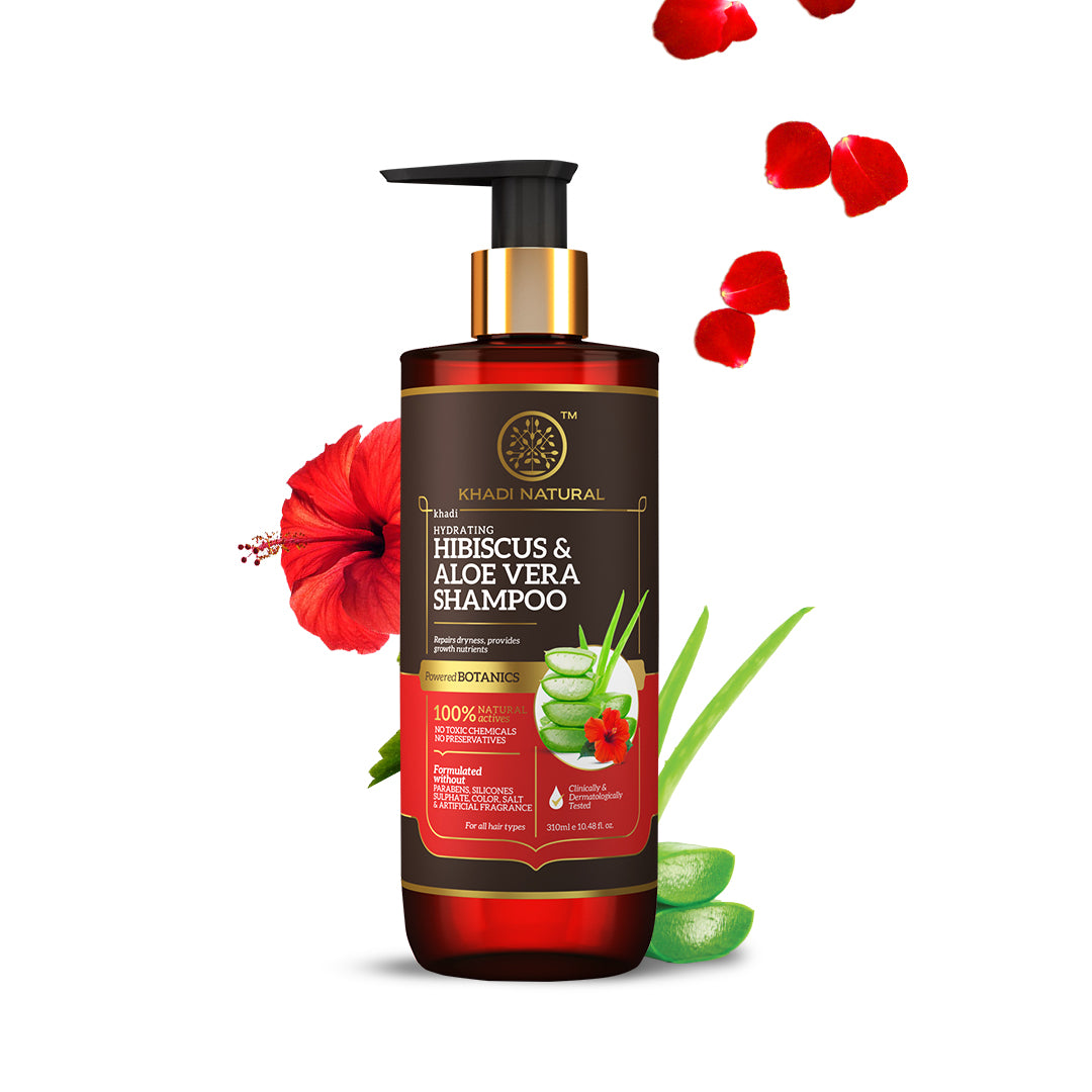 Khadi Natural Hibiscus & Aloe Vera Hair Cleanser