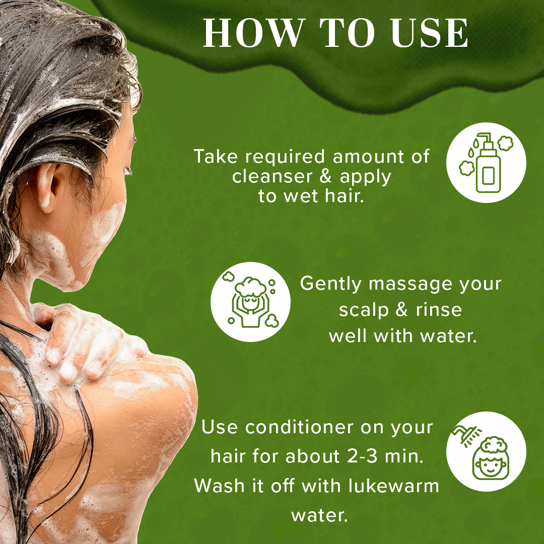 Khadi Natural Aloe Intense Cleanse Pack of 2 Hair Care Combo of Cleanser & Conditioner - 210ml Each