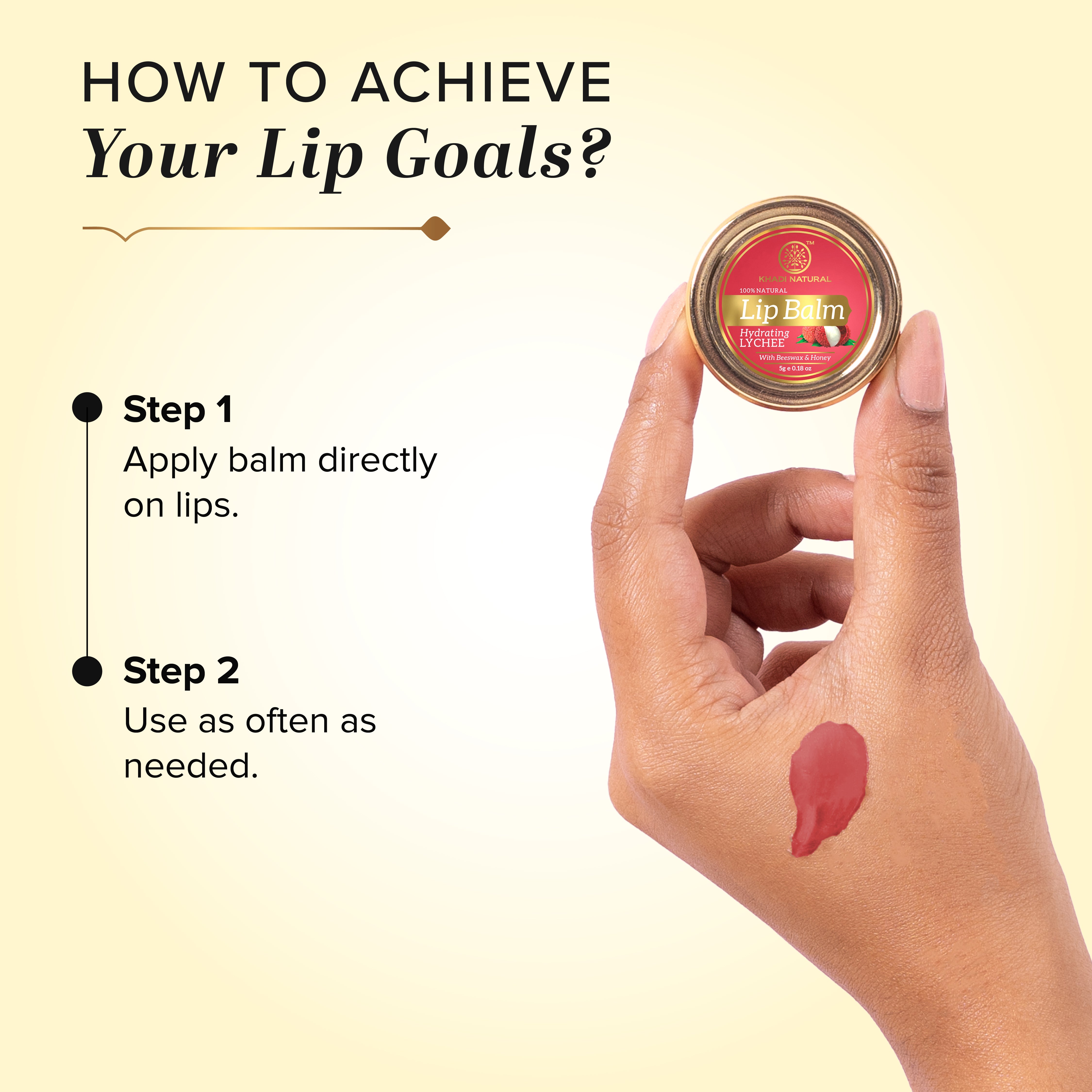 Khadi Natural Lychee, Watermelon & Wine Grapefruit Lip Balm Combo