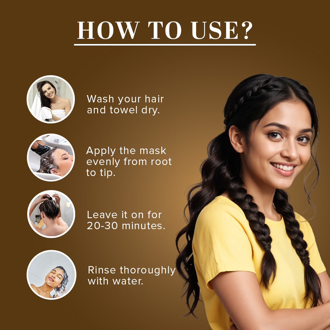 Khadi Natural Shikakai & Honey Hair Mask - Powered Botanics - 200gm