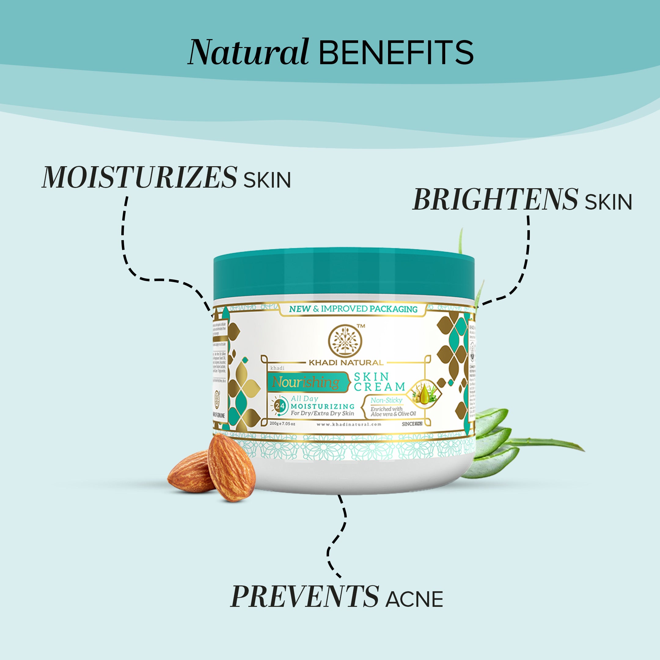 Khadi Natural Nourishing Skin Cream - 200gm