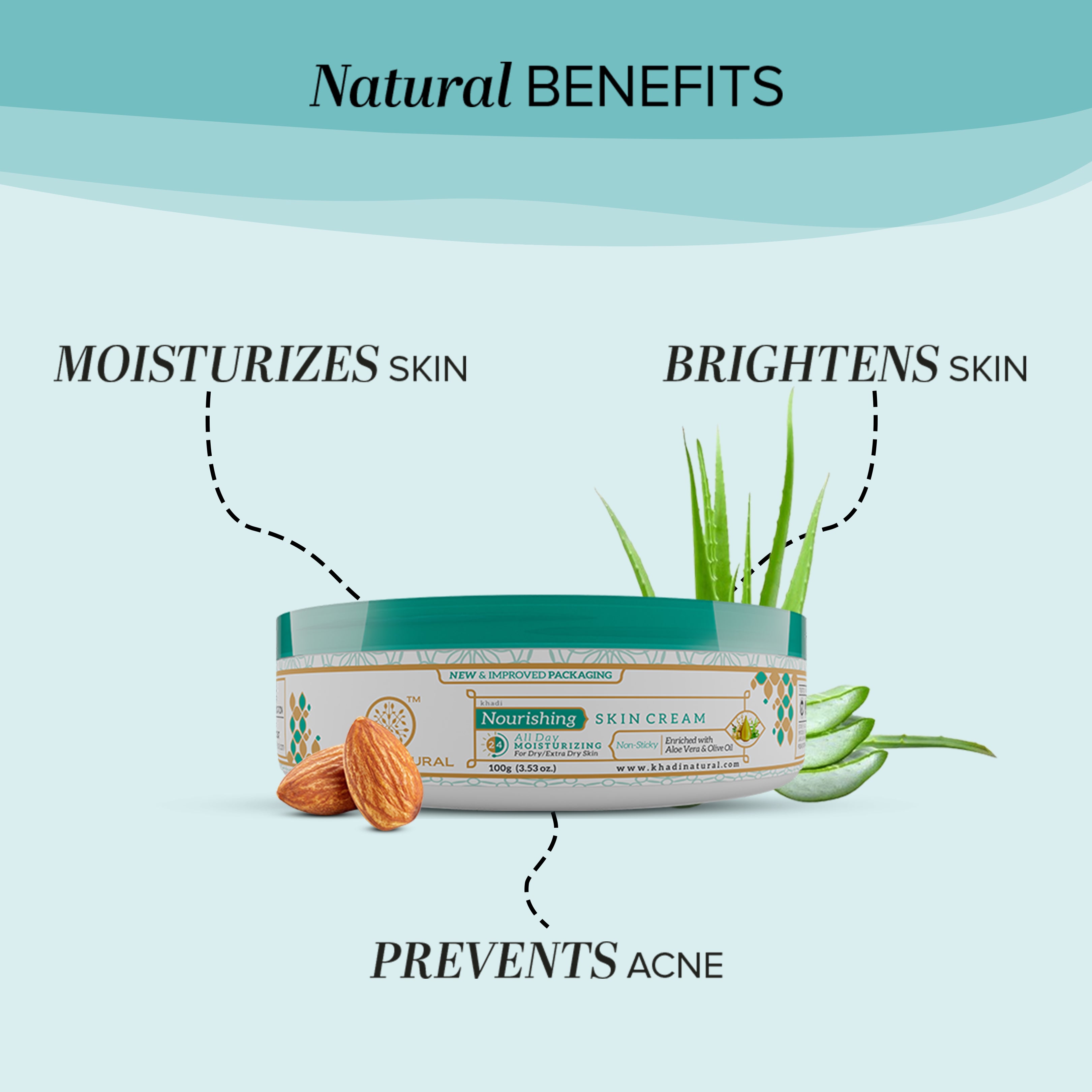 Khadi Natural Nourishing Skin Cream - 100gm