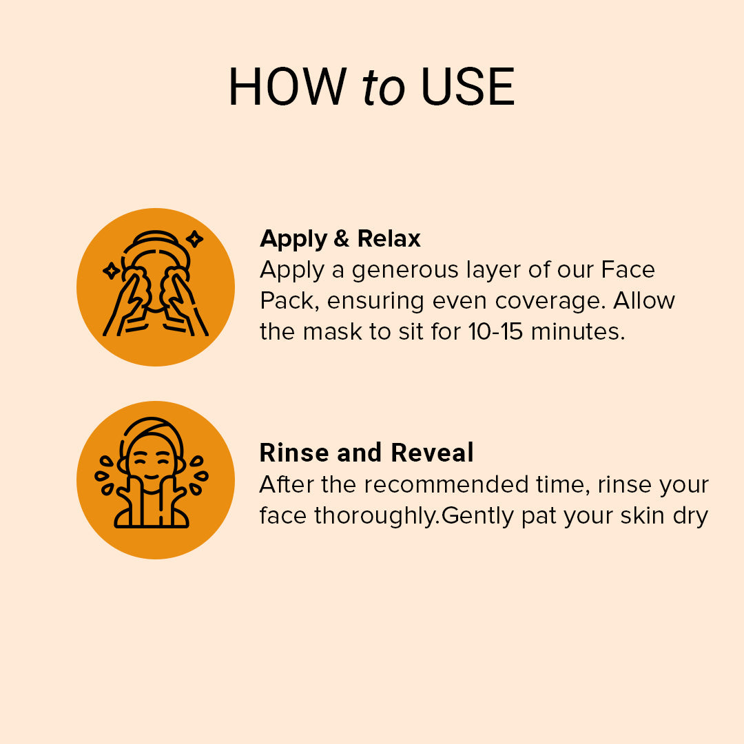 Khadi Natural Rose & Orange Face Pack - 100gm