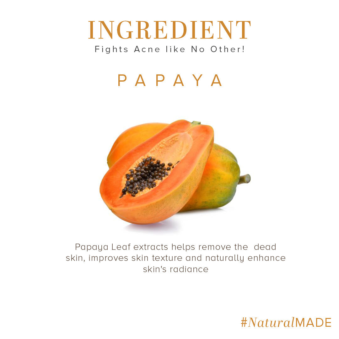 Khadi Natural Papaya Face Wash Sls & Paraben Free-100 g - Deals