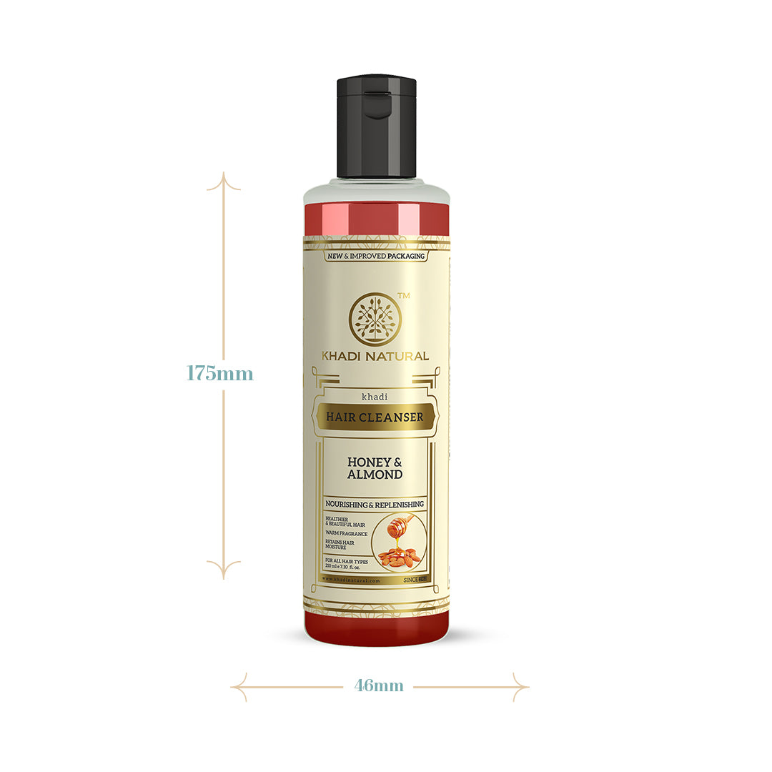 Khadi Natural Honey & Almond Hair Cleanser 210 ml