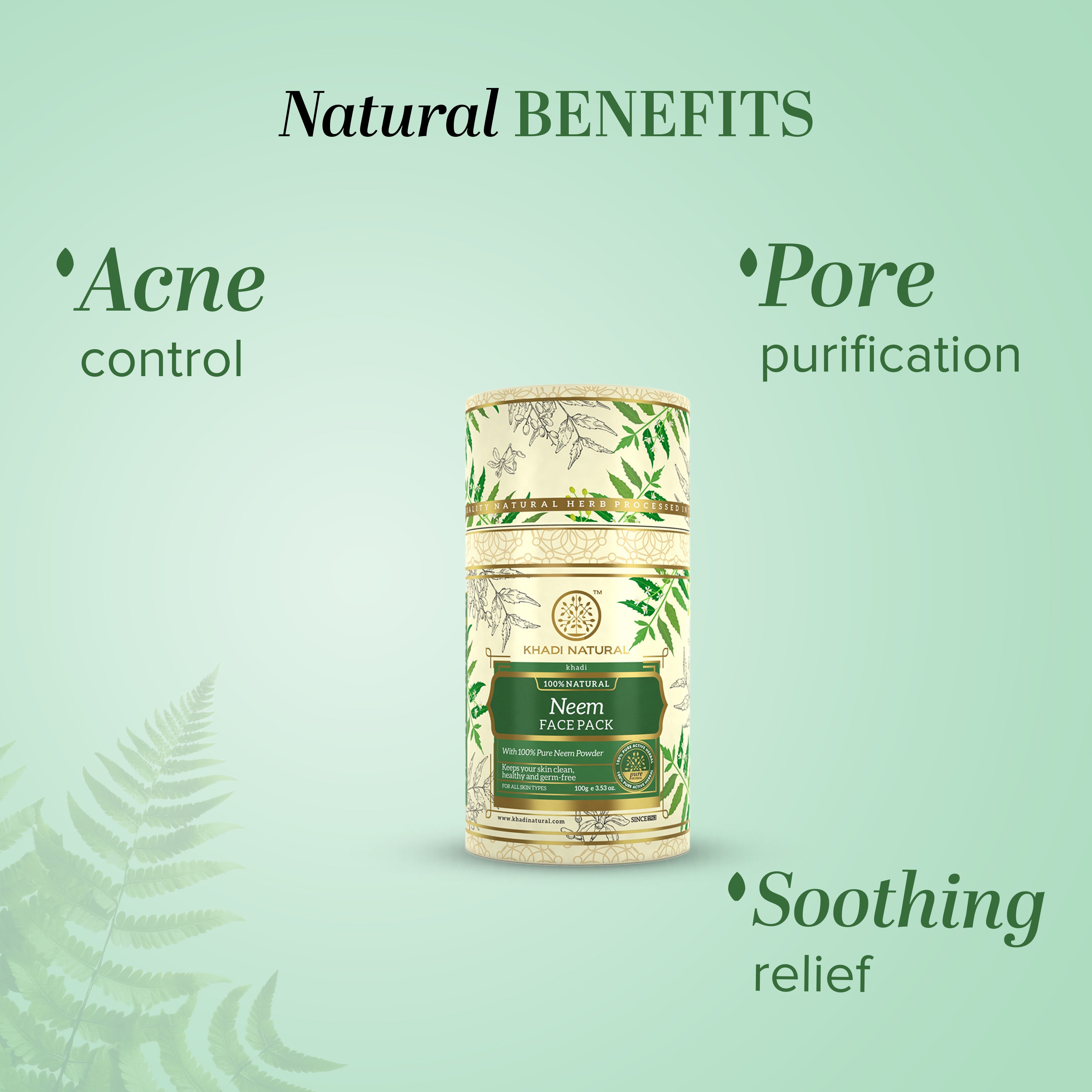 Khadi Natural Neem Face Pack - 100gm