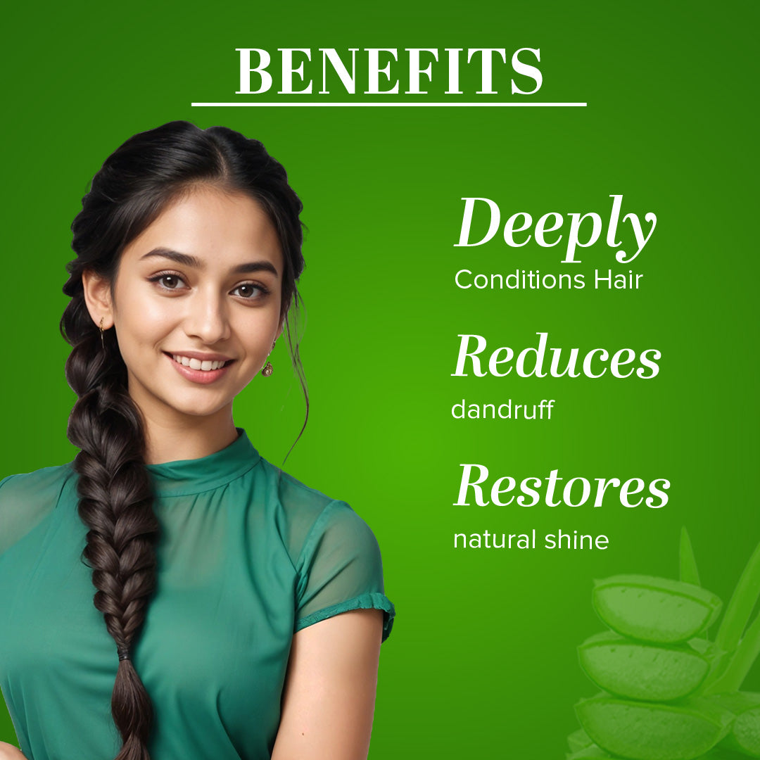 Khadi Natural Neem & Aloe Vera Hair Mask - SLS, Paraben & Color Free - 200gm