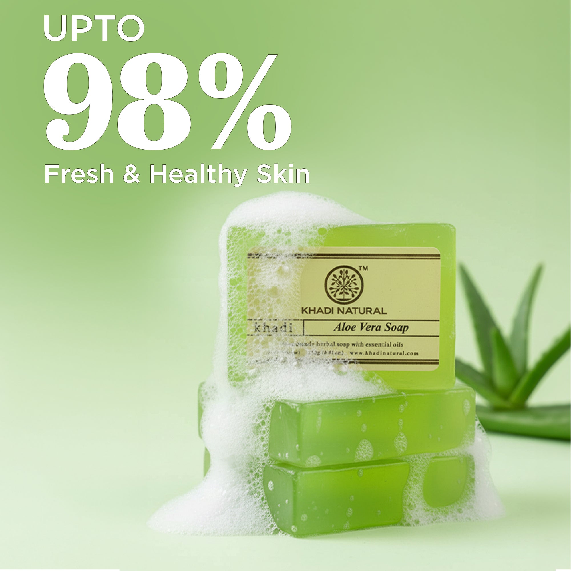 Khadi Natural Aloevera Soap Combo Pack Of 3 – 125gm Each