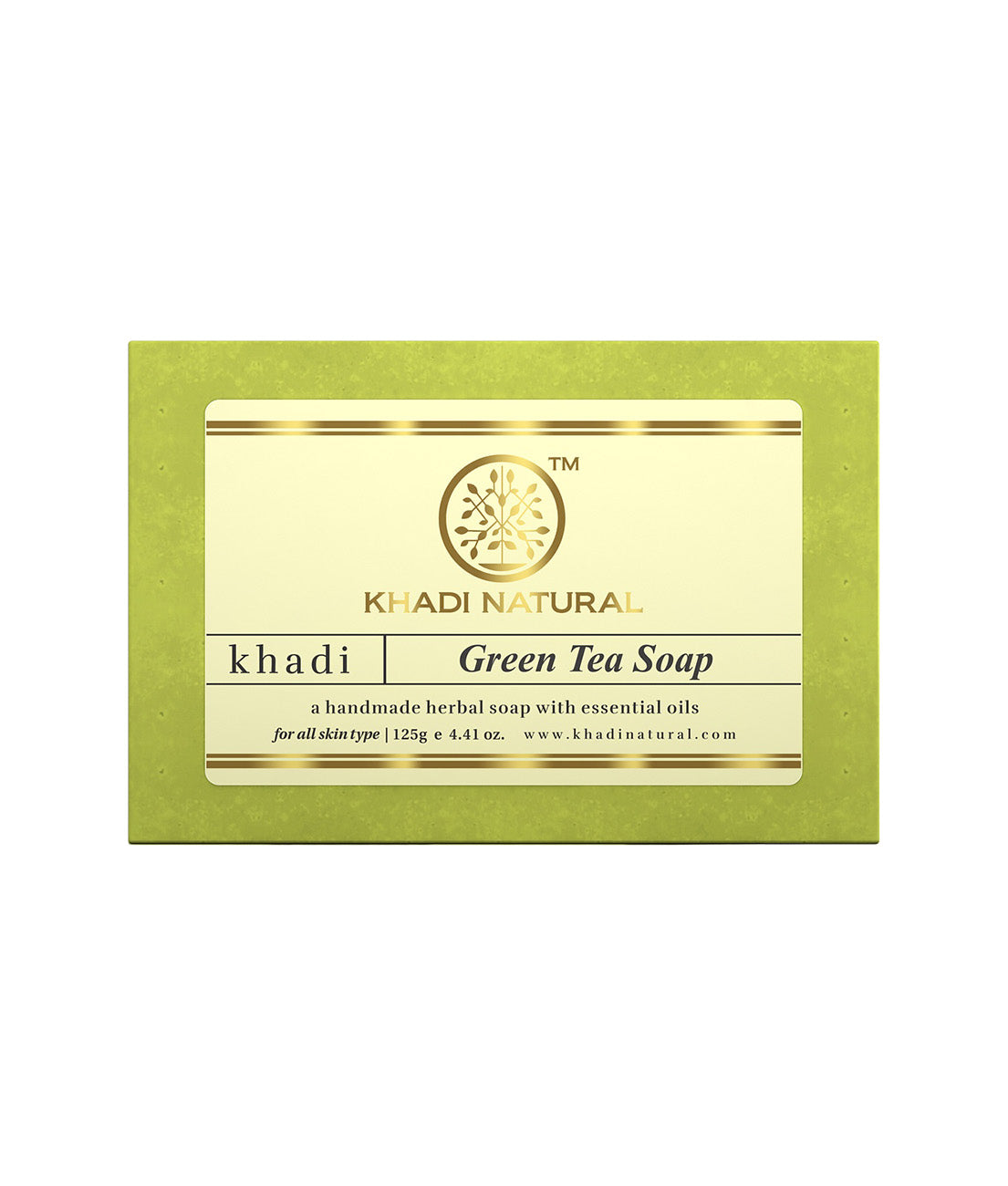 Khadi Natural Green Tea Soap - 125gm