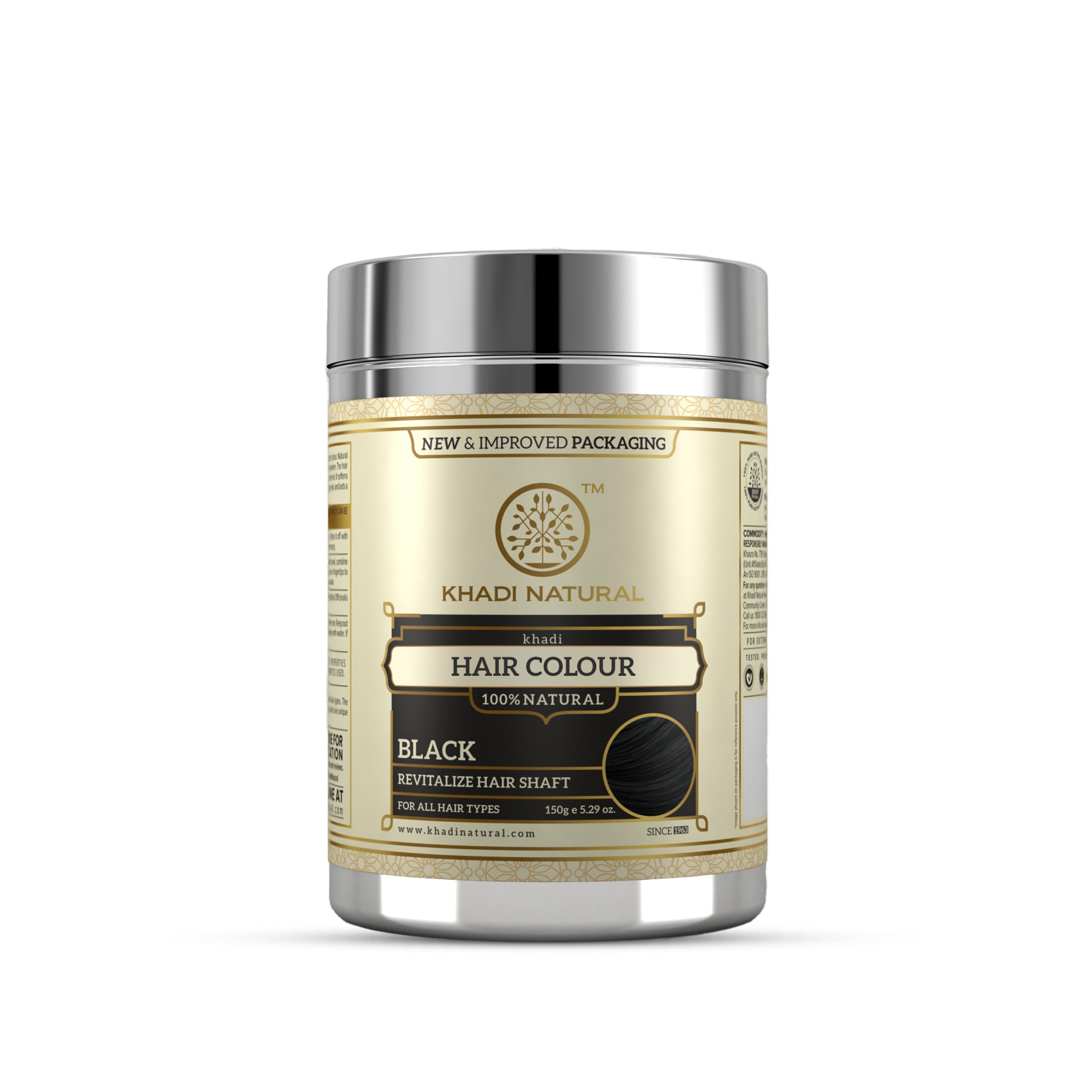 Khadi Natural Hair Colour Black - 150gm