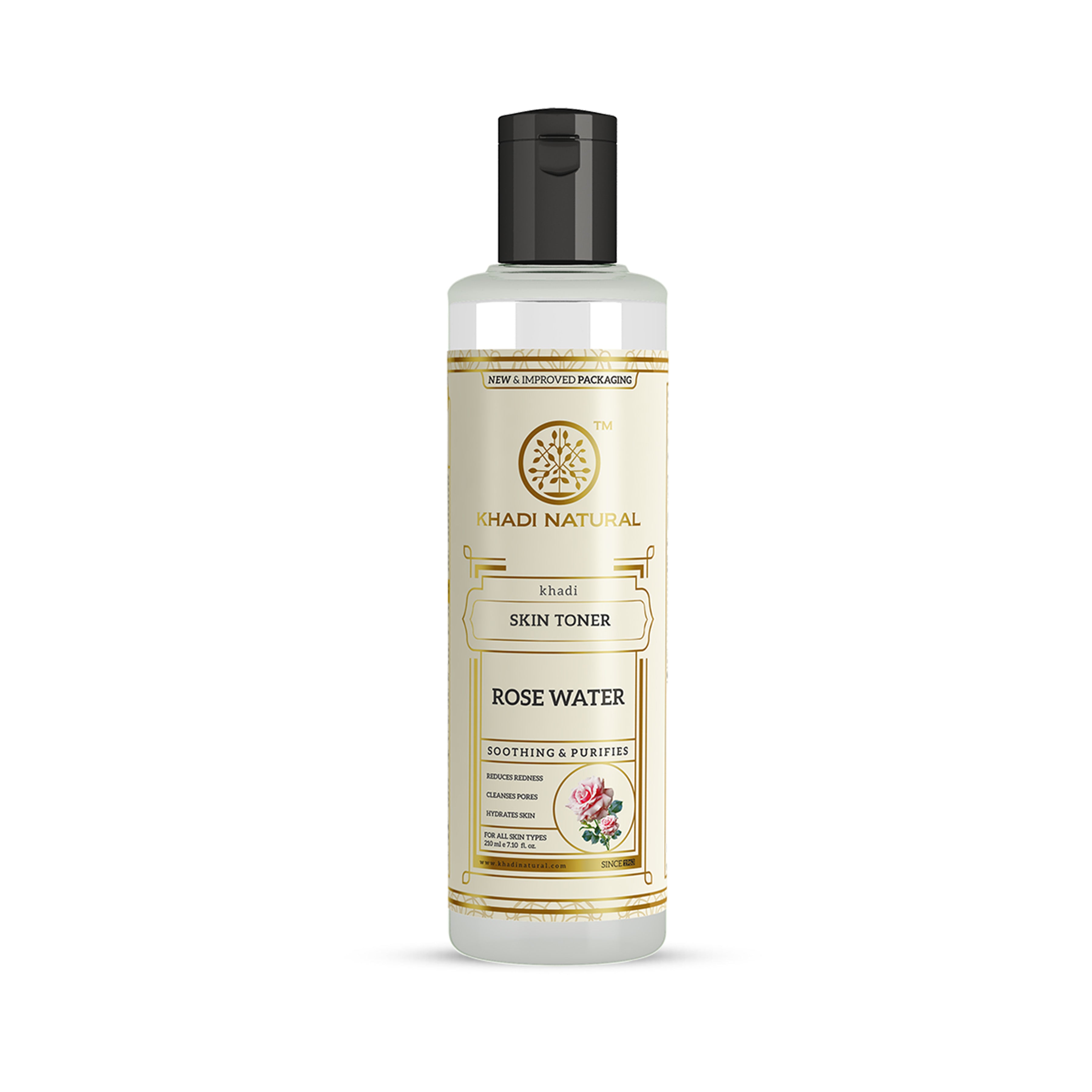 Khadi Natural Pure Rose Water Skin Toner - 210ml