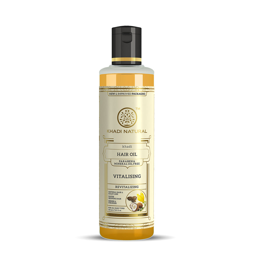 Khadi Natural Vitalising Hair Oil Paraben Mineral Free - 210ml Sale