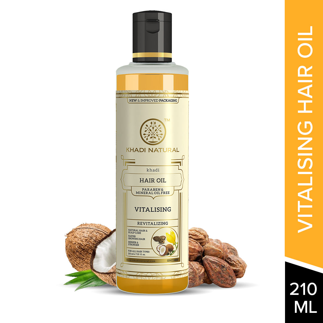 Khadi Natural Vitalising Hair Oil Paraben Mineral Free - 210ml Sale