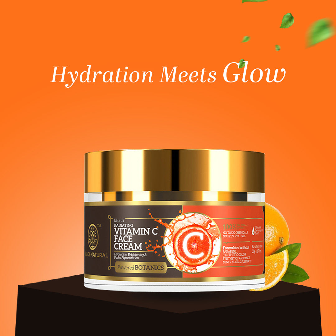 Khadi Natural Vitamin C Face Cream - 50gm