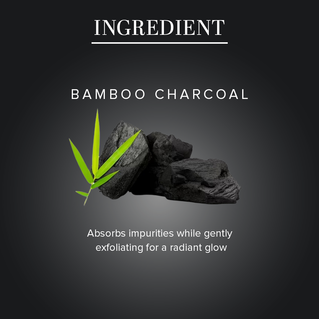 Khadi Natural Activated Bamboo Charcoal Face Scrub - 100gm