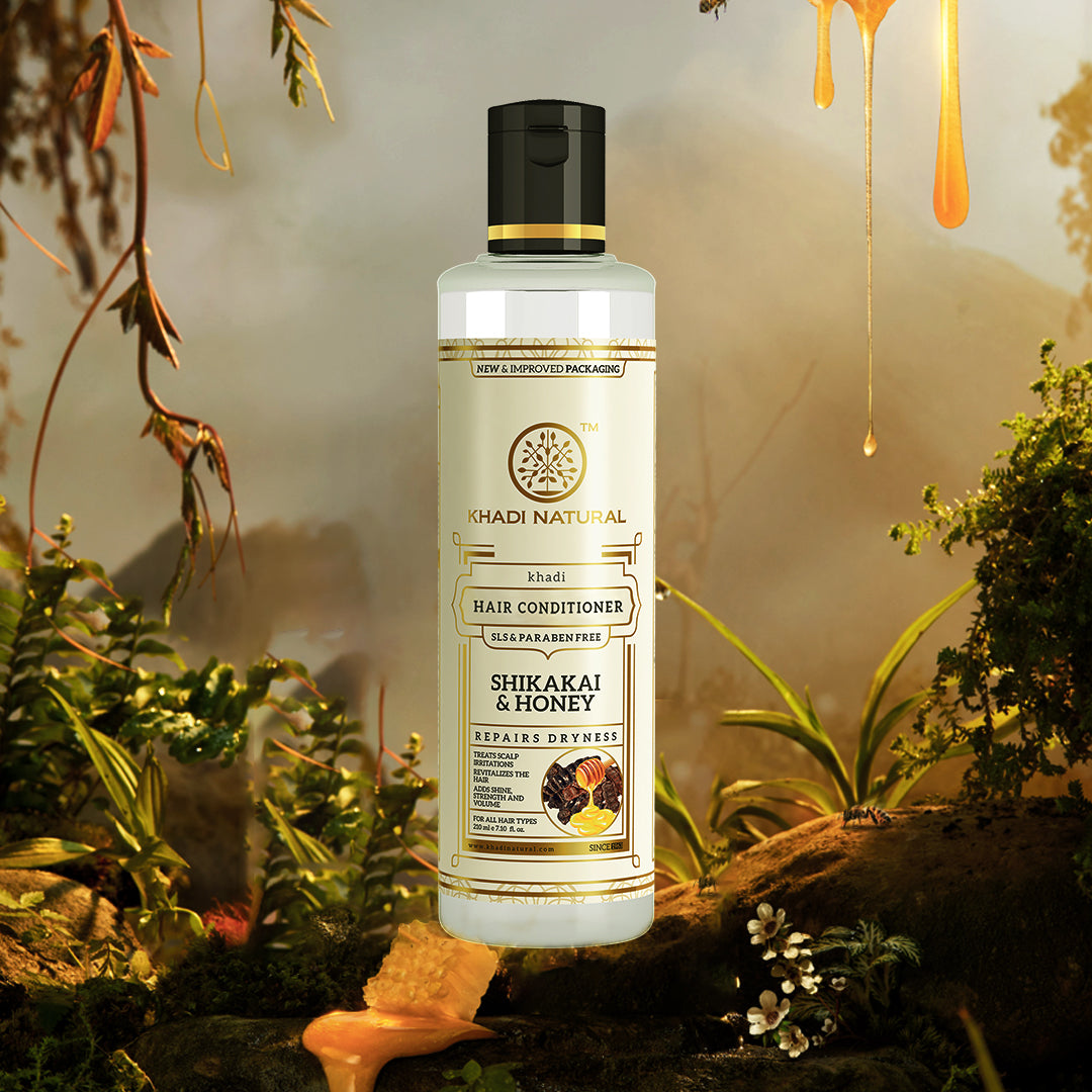Khadi Natural Shikakai & Honey Hair Conditioner SLS Free Combo Pack Of 2 – 210ml Each Sale