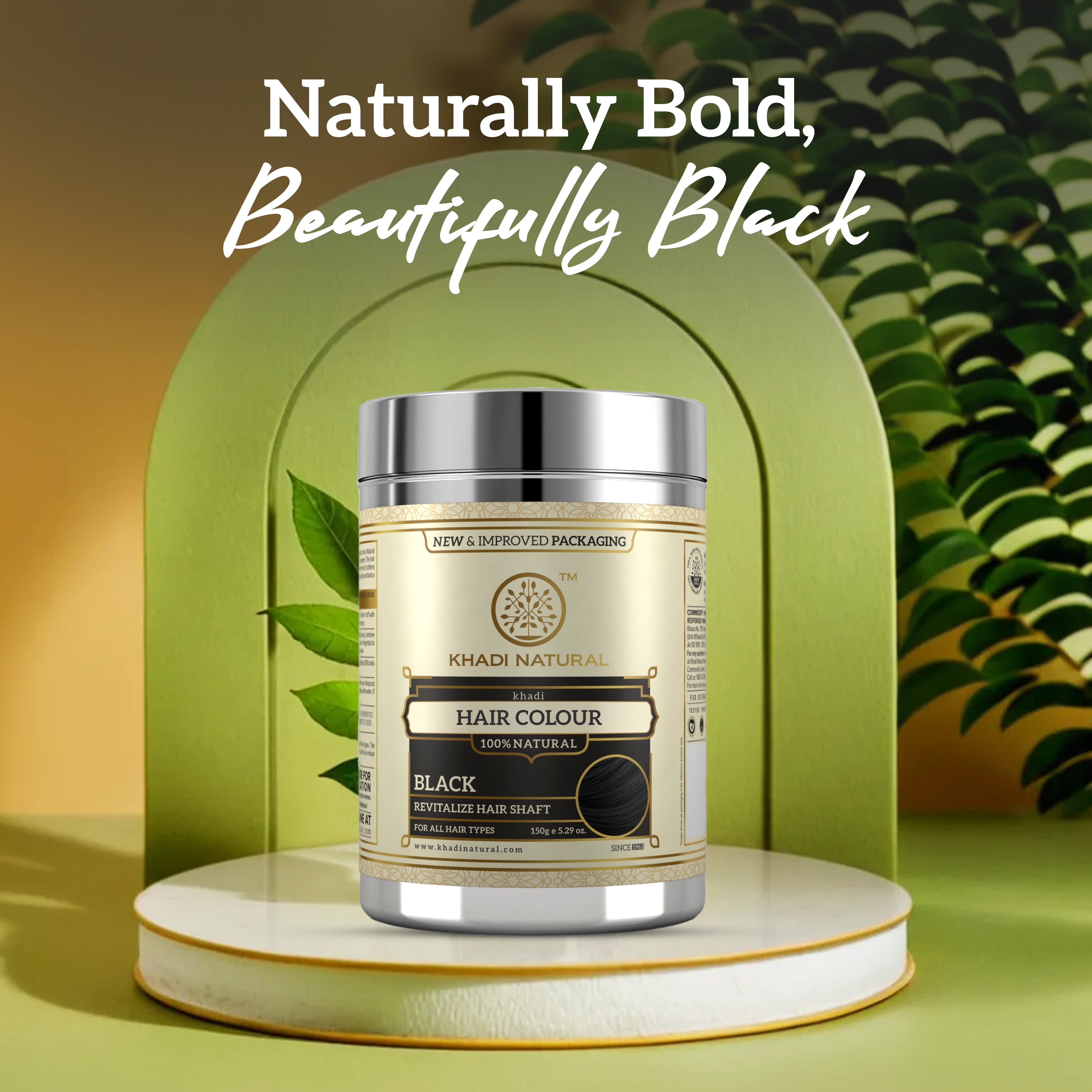 Khadi Natural Hair Colour Black - 150gm