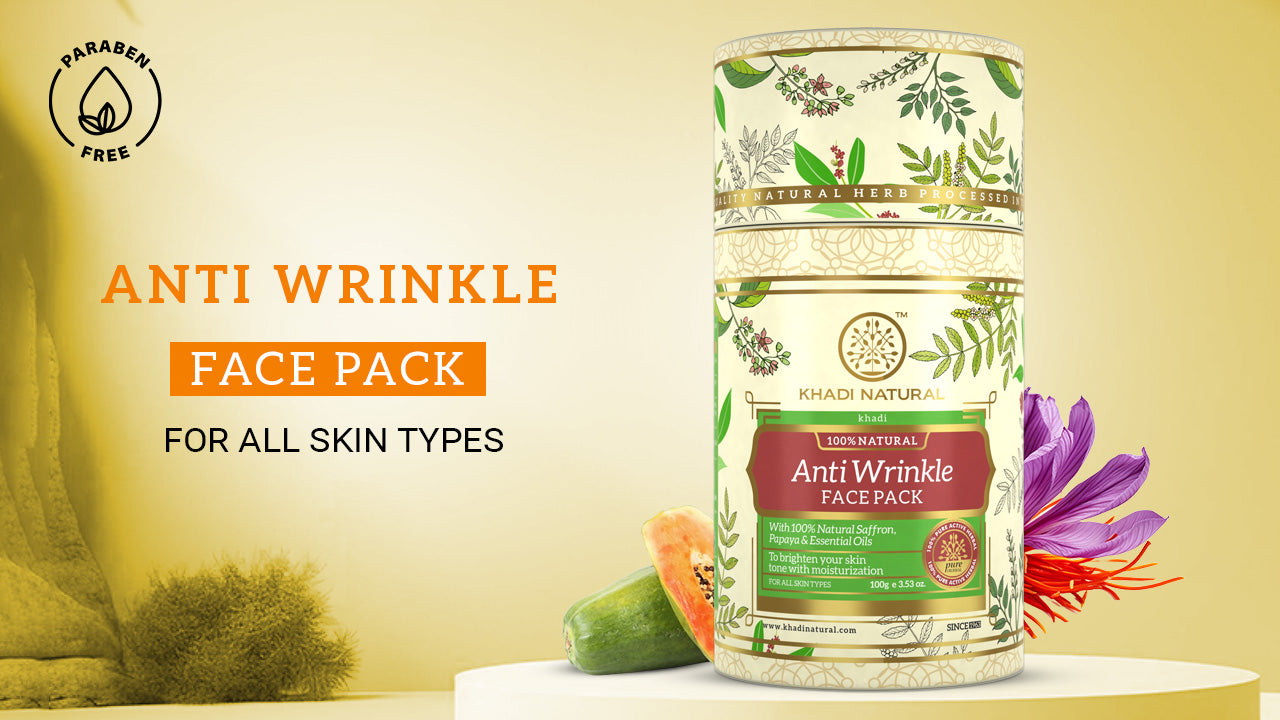 Khadi Natural Anti Wrinkle Face Pack - 50gm