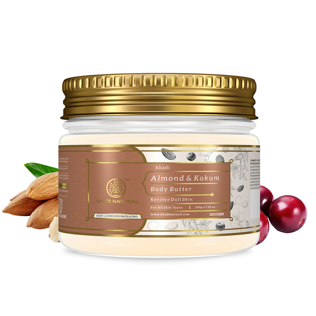 Khadi Natural Almond & Kokum Body Butter - 200gm