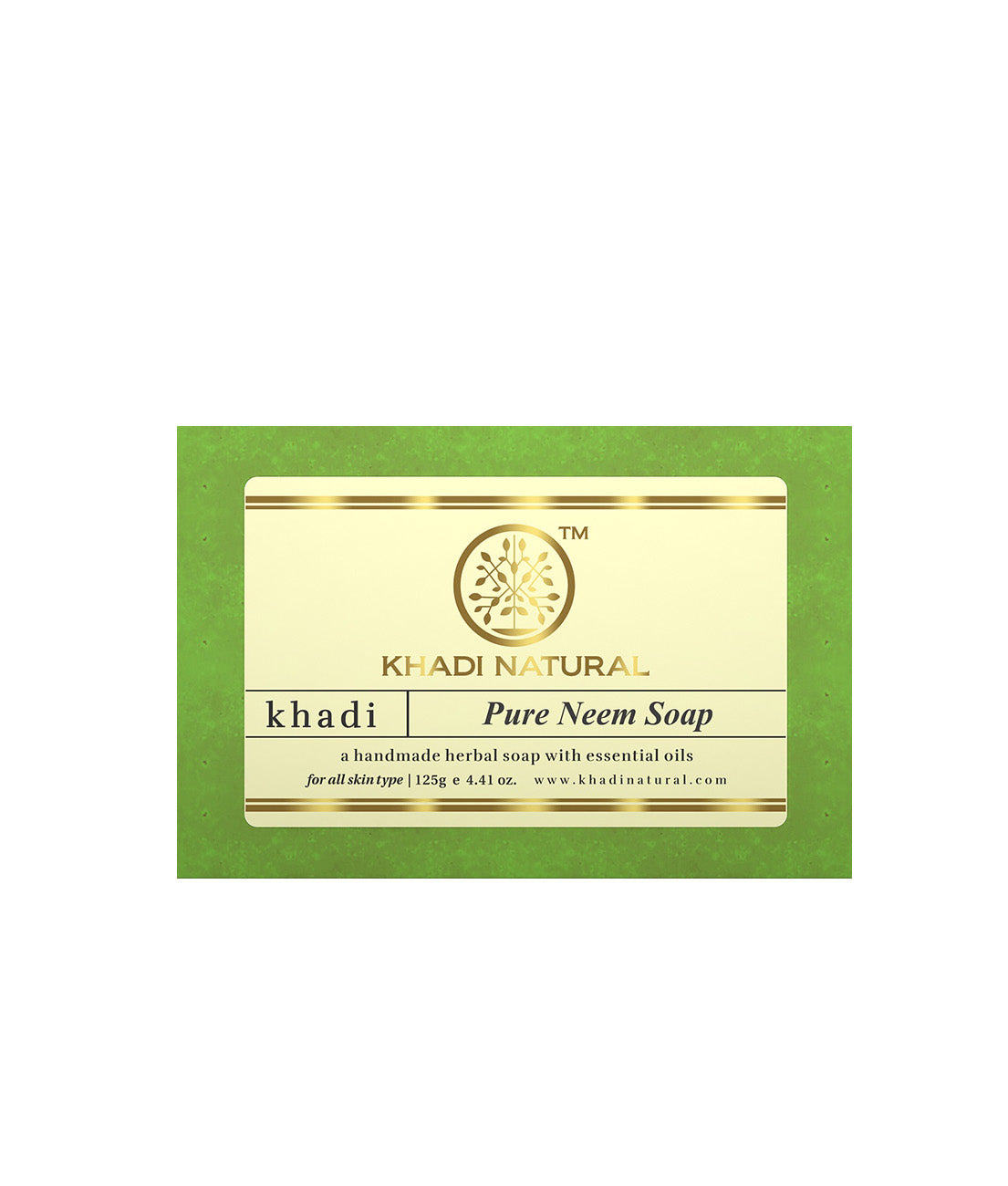 Khadi Natural Pure Neem Soap - 125gm