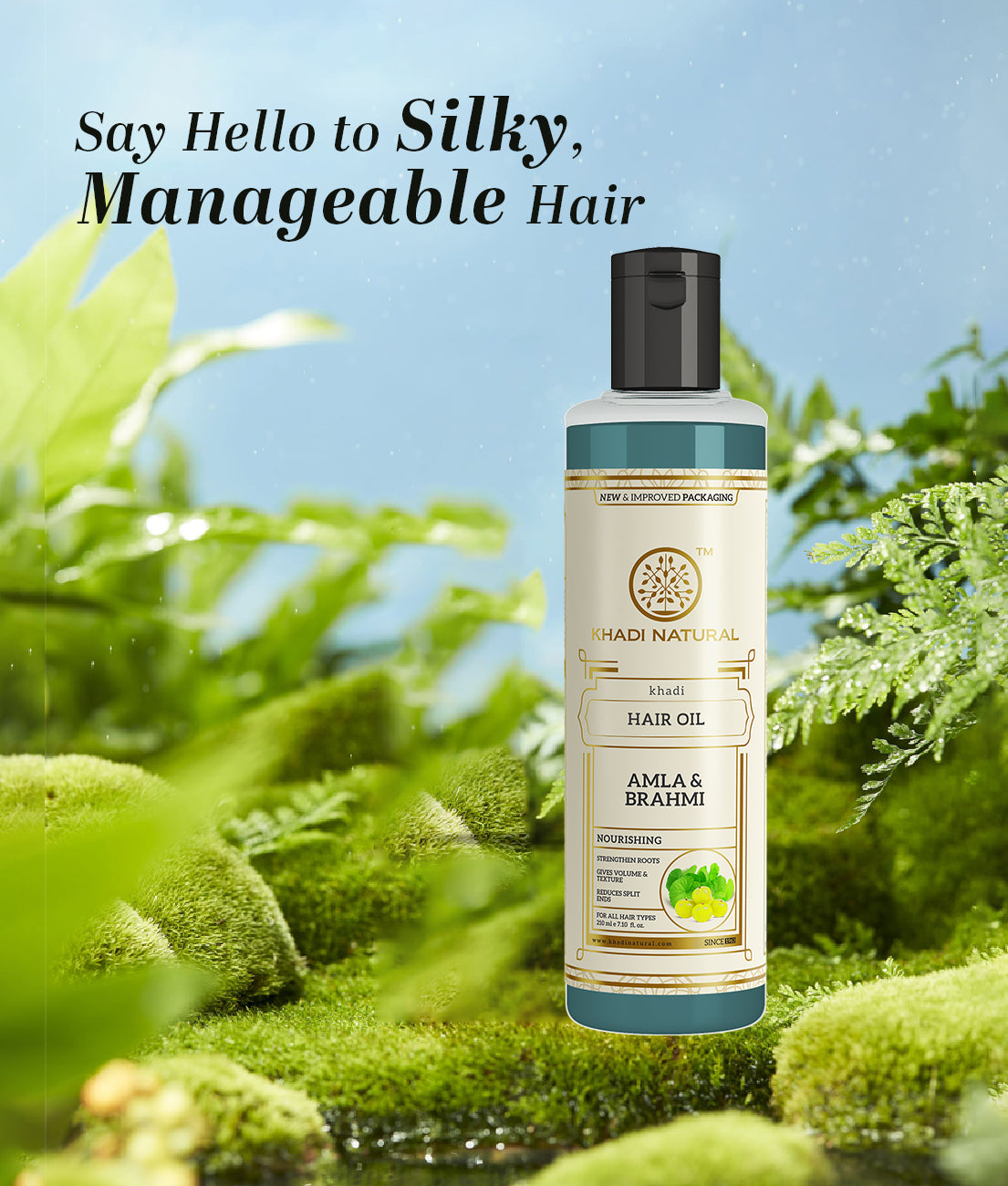 Khadi Natural Amla & Brahmi Hair Oil - 210ml