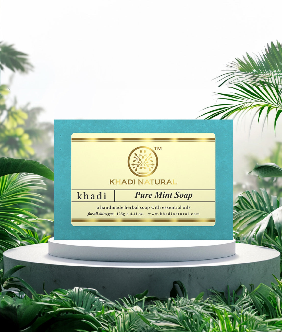 Khadi Natural Pure Mint Soap 125gm