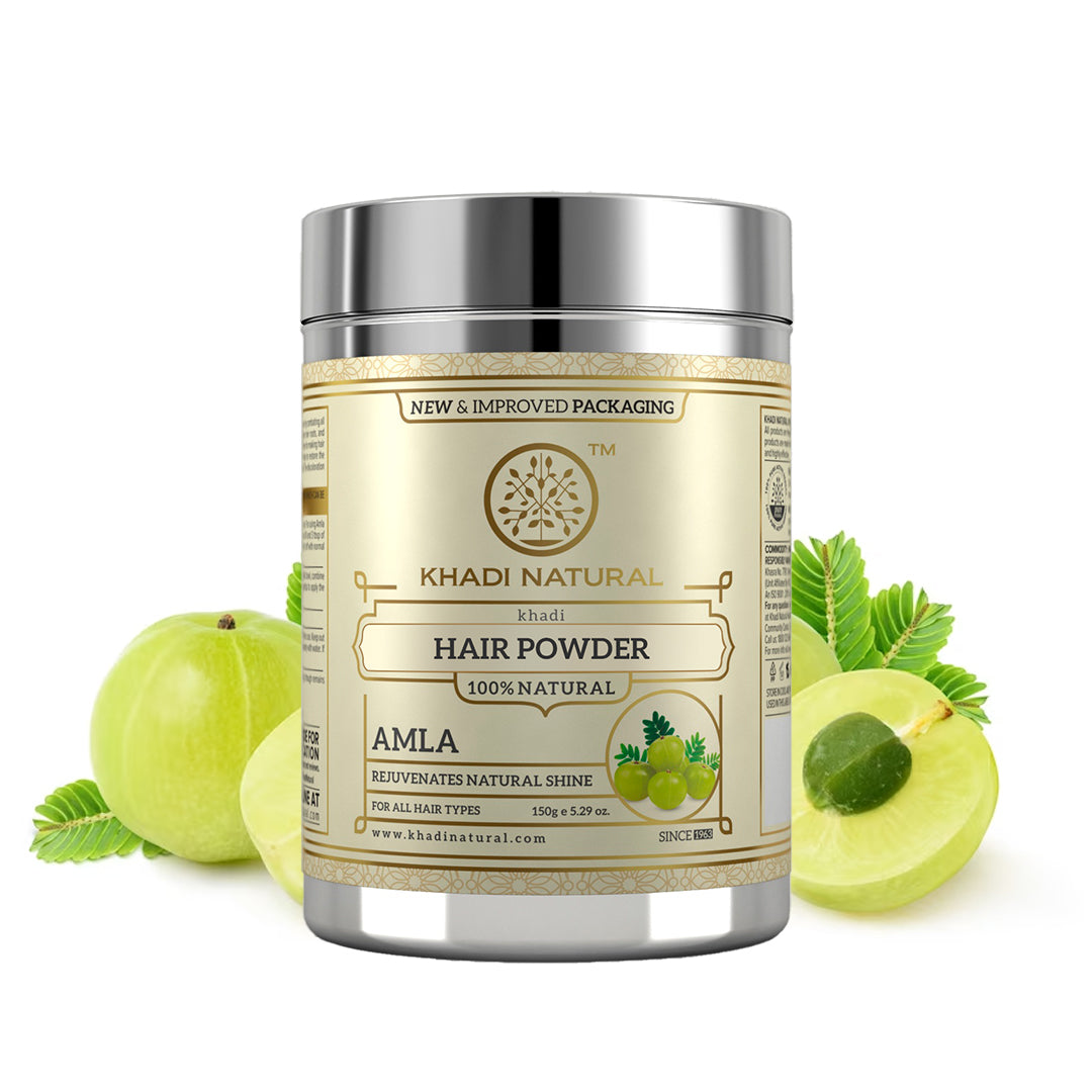 Khadi Natural Organic Amla Hair Color Powder - 150gm