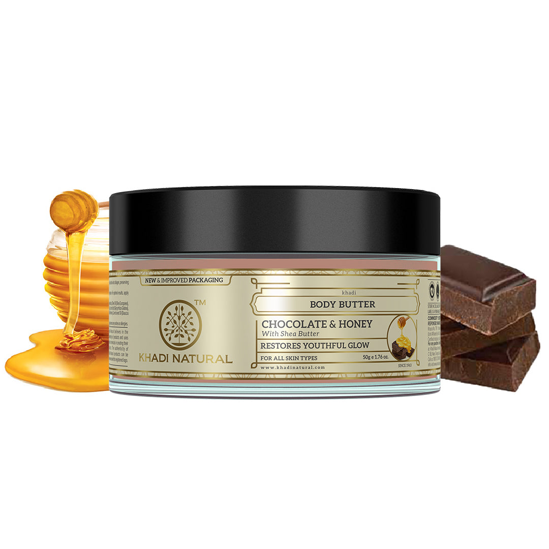 Khadi Natural Chocolate Honey Body Butter - 50gm