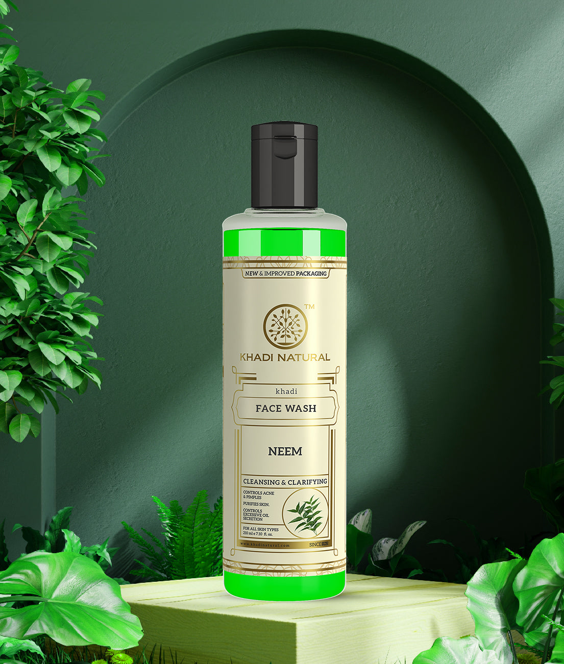 Khadi Natural Neem Face Wash - 210ml
