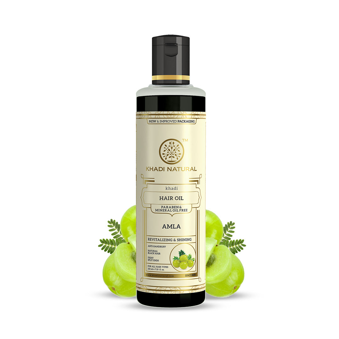Khadi Natural Pure Amla Hair Oil Paraben & Mineral Free - 210ml