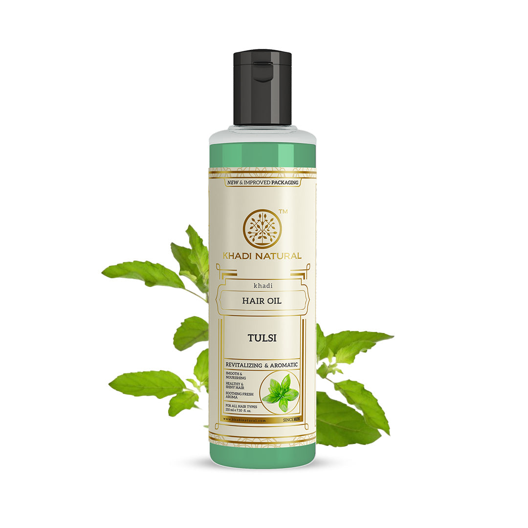 Khadi Natural Tulsi Hair Oil - 210ml Sale