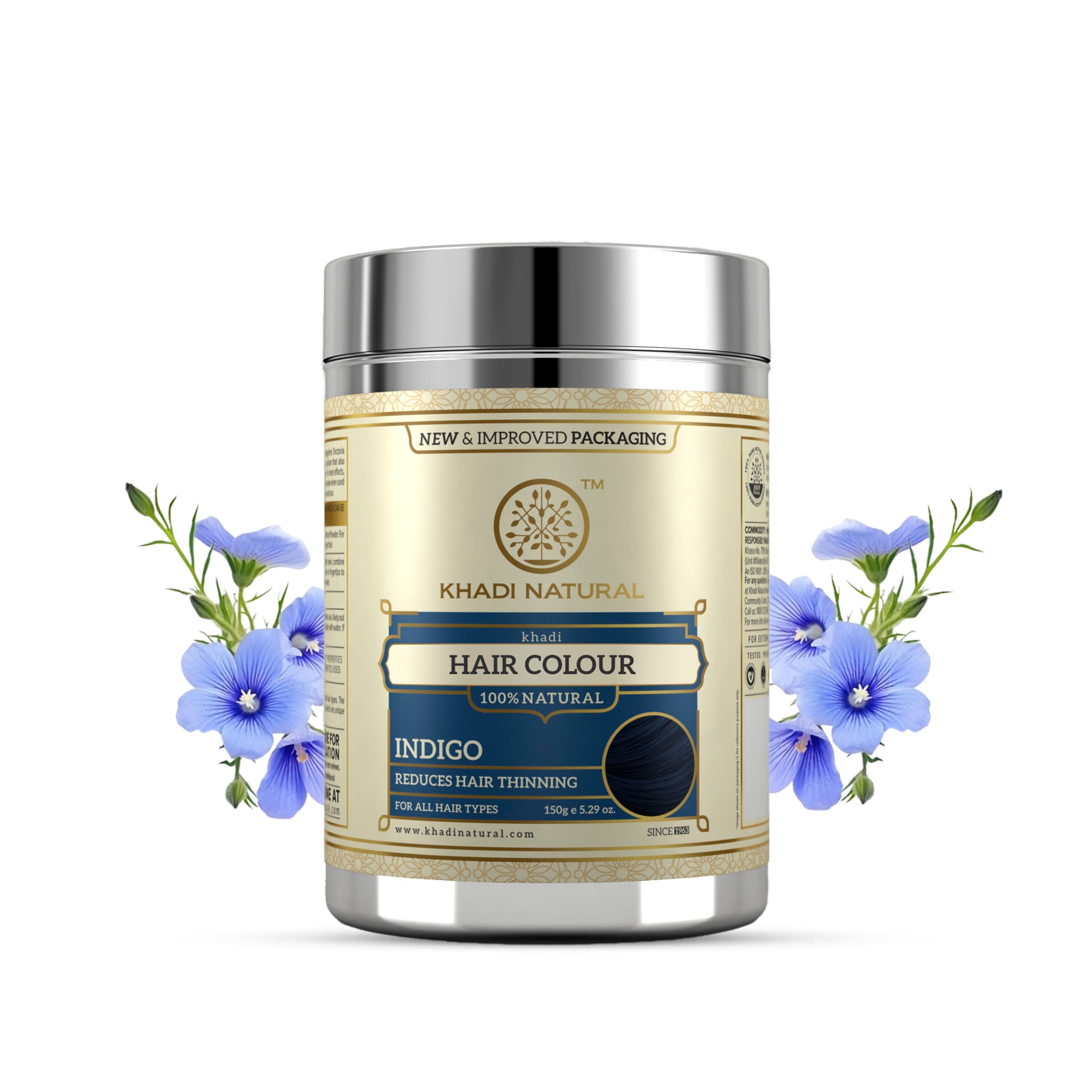Khadi Natural Indigo Hair Color - 150gm