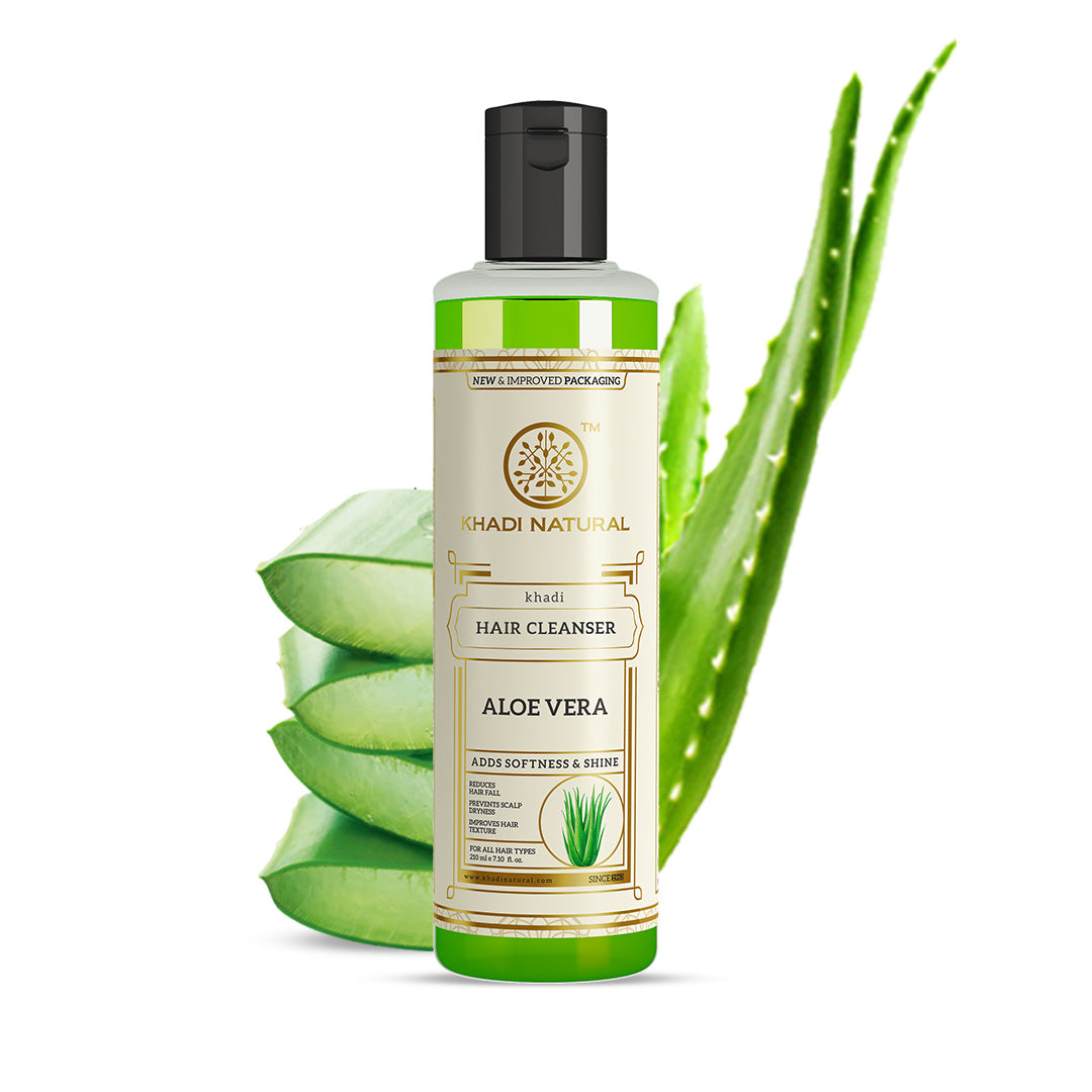 Khadi Natural Aloevera Hair Cleanser - 210ml