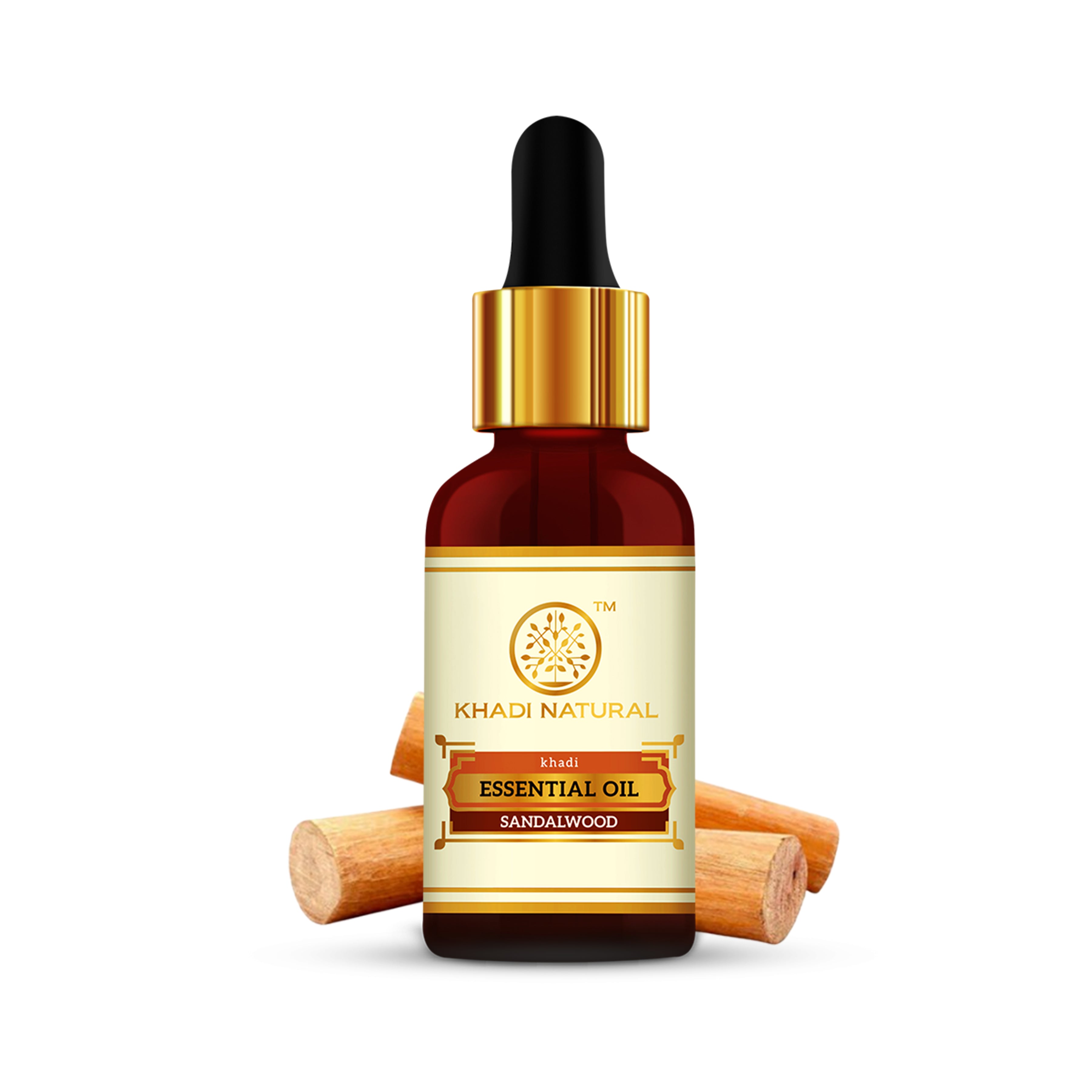 Khadi Natural Sandalwood - Pure Essential Oil - 15ml Sale