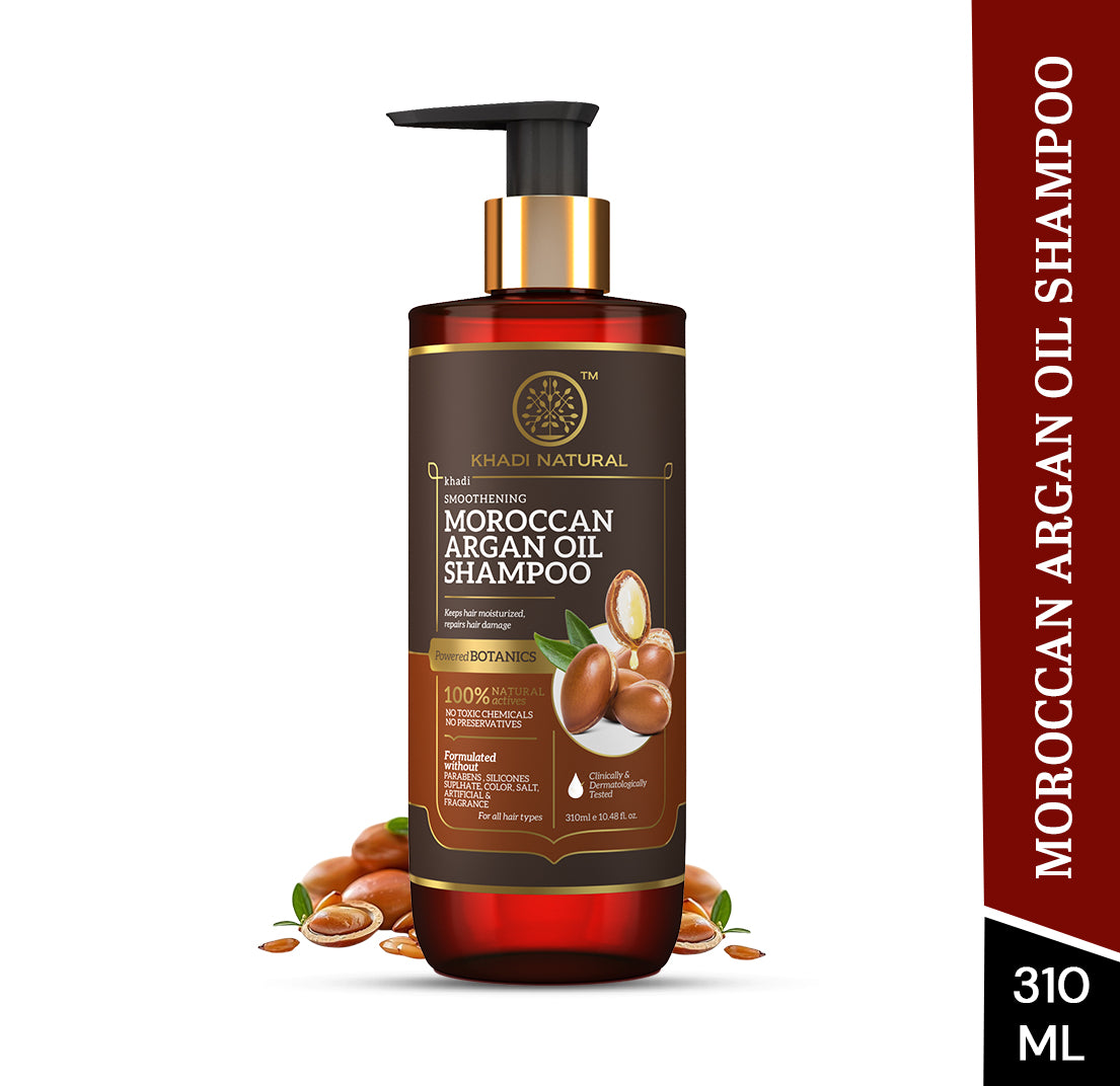 Khadi Natural Moroccan Argan Hair Shampoo Sulphate free - 310ml