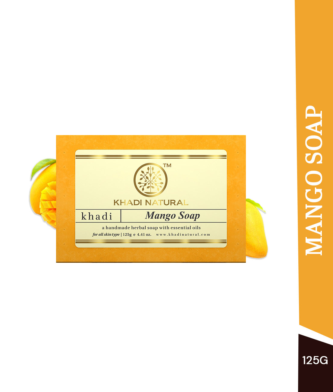 Khadi Natural Mango Soap - 125gm
