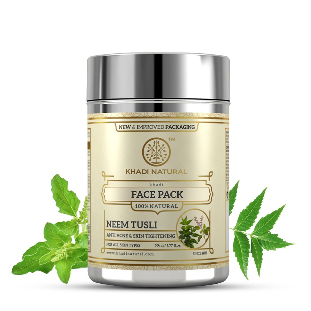 Khadi Natural Neem Tulsi Face Pack - 50gm
