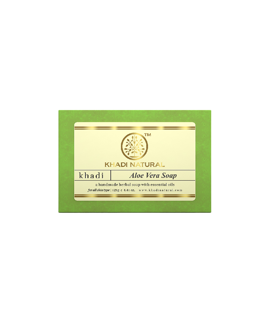 Khadi Natural Herbal Aloevera Soap - 125gm